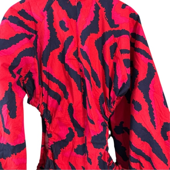 Nasty Gal Zebra Print Cut-Out Midi Dress - Picture 6 of 9